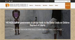 Desktop Screenshot of defenceforchildren.org